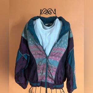 90s Out Brook Full Zip Windbreaker Jacket Women's Size Large